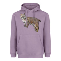 Lavender Bobcat Heavyweight Hoodie - LillyAllenDesigns