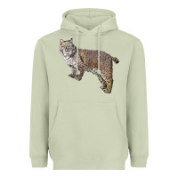 Matcha Bobcat Heavyweight Hoodie - LillyAllenDesigns