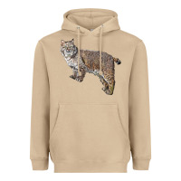 Mushroom Bobcat Heavyweight Hoodie - LillyAllenDesigns