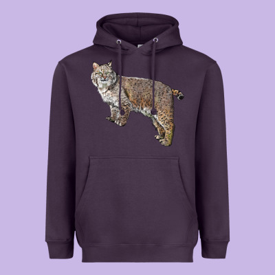 Bobcat Heavyweight Hoodie Designed By Lillyallendesigns