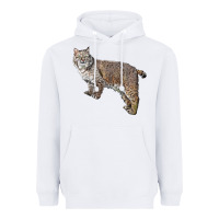 White Bobcat Heavyweight Hoodie - LillyAllenDesigns