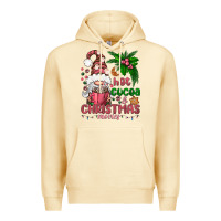 Pina Colada Pink Christmas hot cocoa and christmas movies Premium Hoodie - NancyCooperArtShop