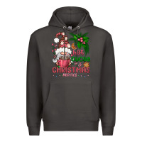 Smoke Pink Christmas hot cocoa and christmas movies Premium Hoodie - NancyCooperArtShop