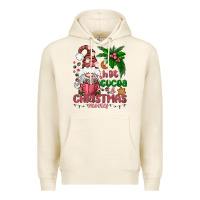 Tofu Pink Christmas hot cocoa and christmas movies Premium Hoodie - NancyCooperArtShop