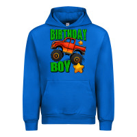 Cobalt birthday boy monster truck Urban Hoodie - Jasminsmagicworld