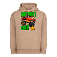 Pigment Burro birthday boy monster truck Urban Hoodie - Jasminsmagicworld