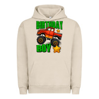 Pigment French Oak birthday boy monster truck Urban Hoodie - Jasminsmagicworld