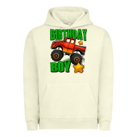Pigment Pistachio birthday boy monster truck Urban Hoodie - Jasminsmagicworld