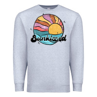 Heather Grey sunkissed Premium Sweatshirt - MaliasSmallBusiness