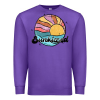 Purple sunkissed Premium Sweatshirt - MaliasSmallBusiness