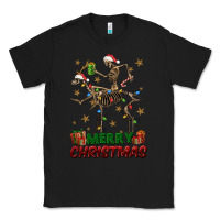 Black merry christmas deer skeleton Classic Tee - FaDigitalArtStudio