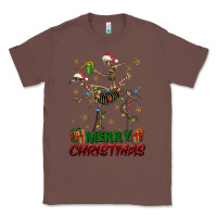 Chestnut merry christmas deer skeleton Classic Tee - FaDigitalArtStudio