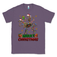 Lavender merry christmas deer skeleton Classic Tee - FaDigitalArtStudio