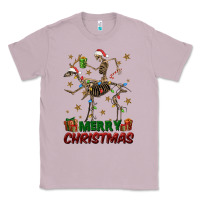 Lilac merry christmas deer skeleton Classic Tee - FaDigitalArtStudio