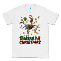 White merry christmas deer skeleton Classic Tee - FaDigitalArtStudio