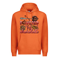 Carrot powered by chocolate Premium Hoodie - AdoDesignShop