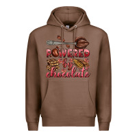 Chestnut powered by chocolate Premium Hoodie - AdoDesignShop