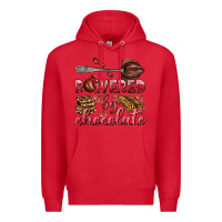 Red powered by chocolate Premium Hoodie - AdoDesignShop