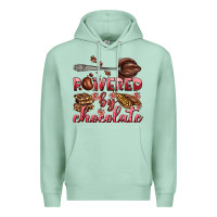 Seafoam powered by chocolate Premium Hoodie - AdoDesignShop