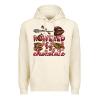 Tofu powered by chocolate Premium Hoodie - AdoDesignShop