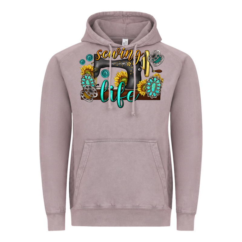 Sewing Life Western Vintage Hoodie by texasbilliewilder | Teevron