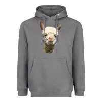 Storm Alpaca Head Heavyweight Hoodie - LillyAllenDesigns