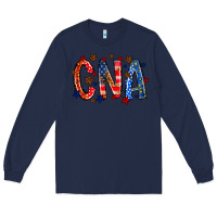 Navy cna america Long Sleeve Tee - RacoonDesign