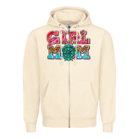 Sandshell girl mom Zipper Hoodie - AdoDesignShop