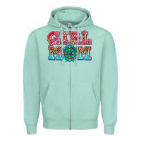 Seafoam girl mom Zipper Hoodie - AdoDesignShop