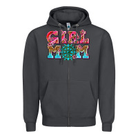 Girl Mom Zipper Hoodie | Teevron