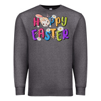 Charcoal Heather easter Premium Sweatshirt - MaliasSmallBusiness