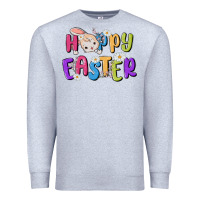 Heather Grey easter Premium Sweatshirt - MaliasSmallBusiness