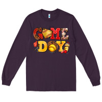 Plum game day softball Long Sleeve Tee - AdoDesignShop