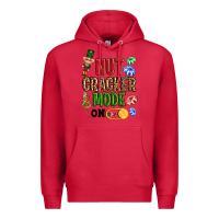 Cardinal Nutcracker mode on Premium Hoodie - NancyCooperArtShop