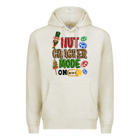 Oatmeal Heather Nutcracker mode on Premium Hoodie - NancyCooperArtShop