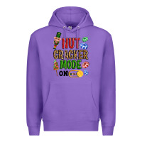 Purple Nutcracker mode on Premium Hoodie - NancyCooperArtShop
