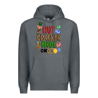 Rock Nutcracker mode on Premium Hoodie - NancyCooperArtShop