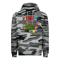 Slate Camo Nutcracker mode on Premium Hoodie - NancyCooperArtShop