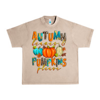 French Oak autumn leaves and pumpkins please Urban Heavy Tee - Zillion Design Studio