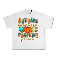 Lunar Rock autumn leaves and pumpkins please Urban Heavy Tee - Zillion Design Studio