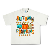 Pistachio autumn leaves and pumpkins please Urban Heavy Tee - Zillion Design Studio