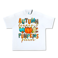 White autumn leaves and pumpkins please Urban Heavy Tee - Zillion Design Studio