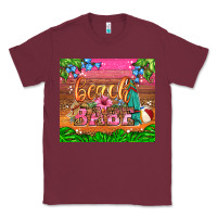Burgundy beach babe Classic Tee - HRA Design Shop