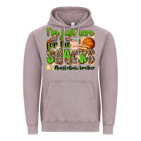 Im Just Here For The Snacks Basketball Brother Vintage Hoodie | Teevron