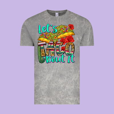 Let's Taco Bout It Vintage Tee Designed By Zillion Design Studio