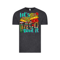 Vintage Black let's taco bout it Vintage Tee - Zillion Design Studio