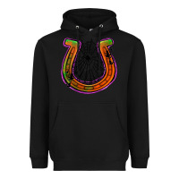 Black halloween  horseshoe Heavyweight Hoodie - Jasminsmagicworld