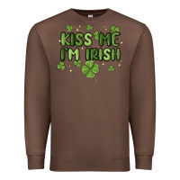 Chestnut kiss me i'm irish Premium Sweatshirt - MaliasSmallBusiness