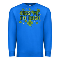 True Royal kiss me i'm irish Premium Sweatshirt - MaliasSmallBusiness