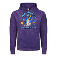 Cloud Purple i wear blue for autism awareness Vintage Hoodie - JahusDesignShop